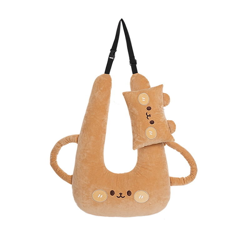 Animacinio automobilio galvos atrama, kūrybinga vaikų automobilio tolimojo miego artefakto kaklo pagalvė, pagalvė, keturių metų laikų universali miego pagalvė