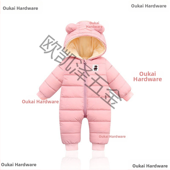 Ρούχα για μωρά με βαμβακερή επένδυση, χειμωνιάτικα ρούχα, βελούδινα και ολόσωμα ρούχα από βαμβάκι με πυκνή πούπουλα για αγόρια και κορίτσια, βρεφικά μπουφάν