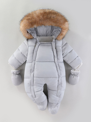 Beebiriided talveriided vastsündinud tüdrukute kombinesoon fliisvoodriga puuvillase voodriga jope väljaminekuks riiete hoidmiseks talvine puuvillase voodriga jope