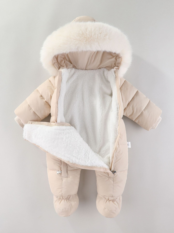 Beebiriided talveriided vastsündinud tüdrukute kombinesoon fliisvoodriga puuvillase voodriga jope väljaminekuks riiete hoidmiseks talvine puuvillase voodriga jope