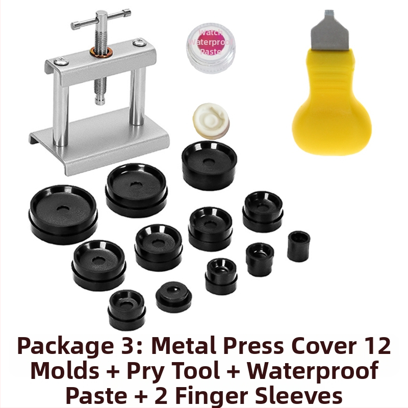 Инструмент за ремонт на уплътнения за домашни часовници, подмяна на батерия, отварачка за уплътнения за цифрови кварцови часовници, комплект часовници