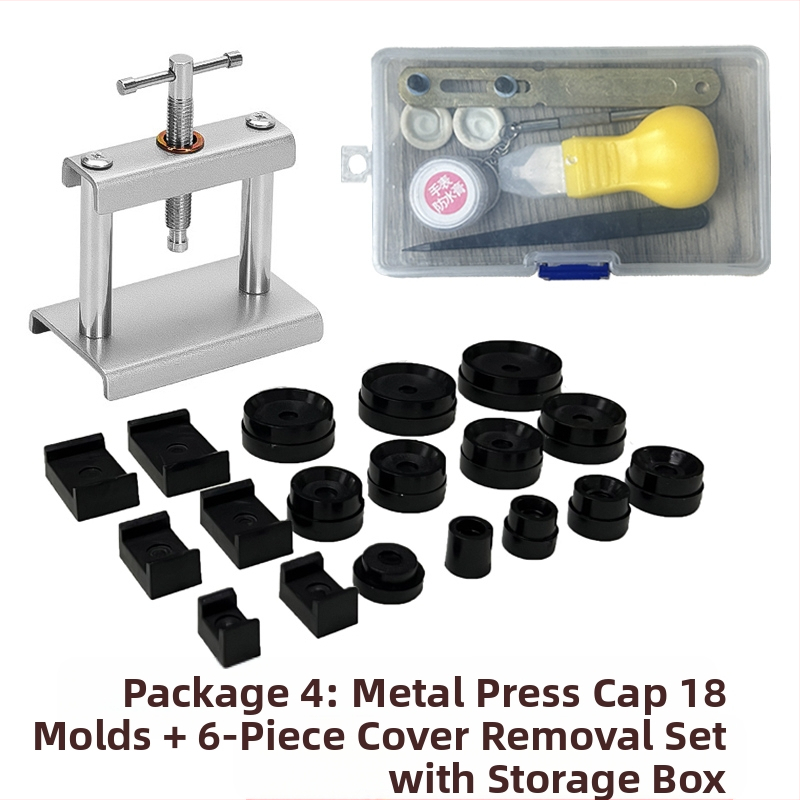 Инструмент за ремонт на уплътнения за домашни часовници, подмяна на батерия, отварачка за уплътнения за цифрови кварцови часовници, комплект часовници