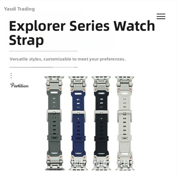 Κατάλληλο για λουράκι Apple Watch, λουράκι Apple S10, αγκράφα τιτανίου, σιλικόνης, iWatch Ultra