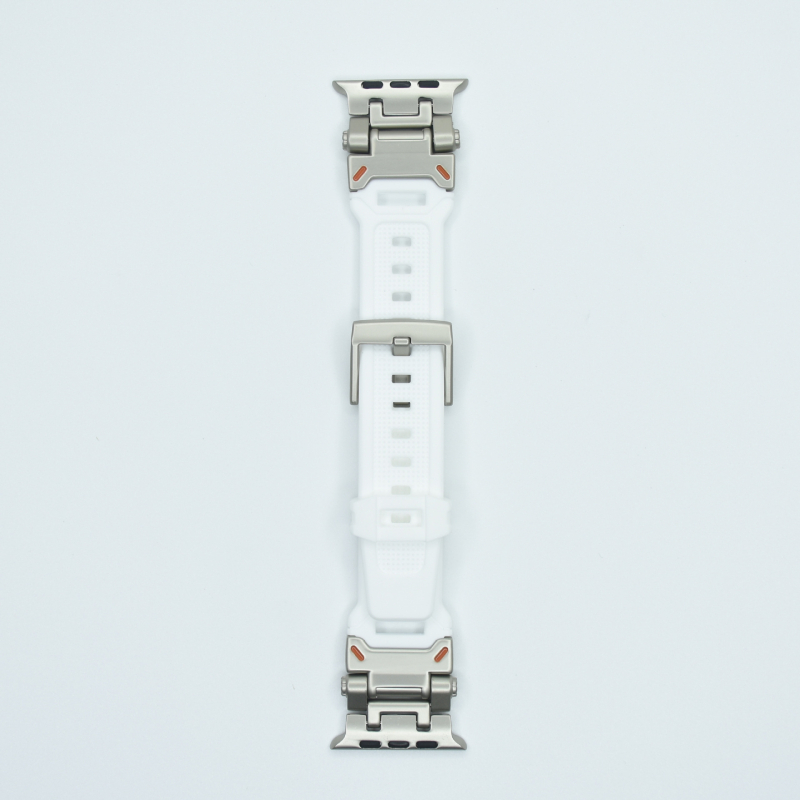 Potrivit pentru curea Apple Watch, cataramă din titan, silicon Explorer, curea pentru ceas Apple S10, iWatch Ultra