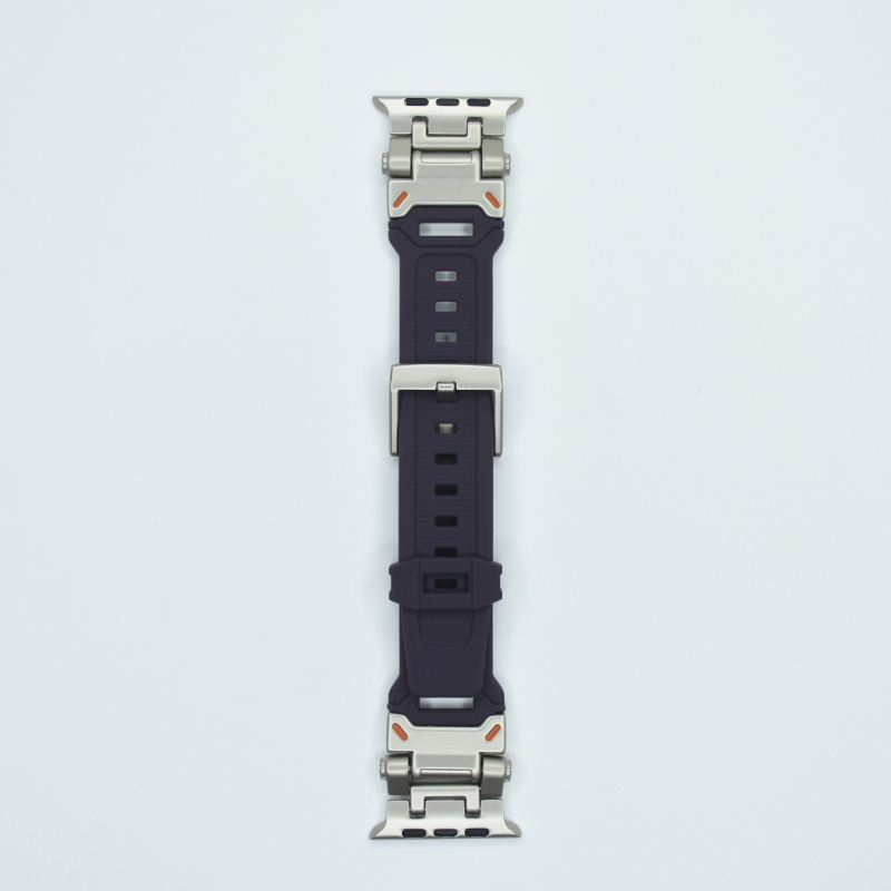 Potrivit pentru curea Apple Watch, cataramă din titan, silicon Explorer, curea pentru ceas Apple S10, iWatch Ultra