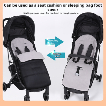 ◖ Κάλυμμα ποδιών καροτσιού μωρού, ζεστό και αντιανεμικό, παιδικό αντιανεμικό κάλυμμα, κάλυμμα βροχής, μαξιλάρι παιδικού καθίσματος φθινοπώρου και χειμώνα, βαμβάκι, μαλακό
