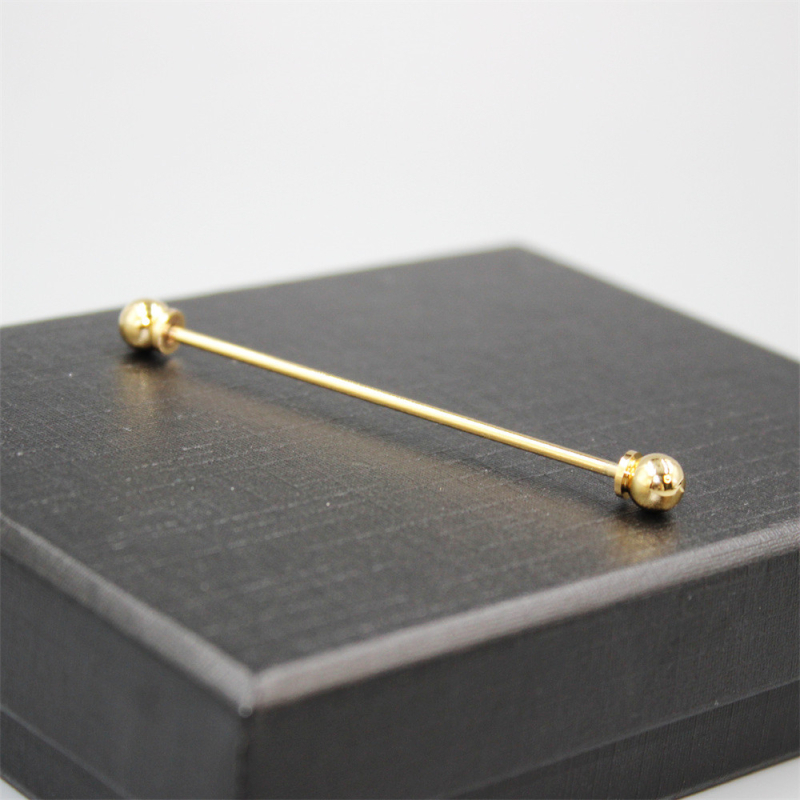 Kraepulk hõbedane valge särgikrae nõel meeste härrasmeeste ühesõnaline metallist prantsuse keeratav kinnitusega ülikonna lipsuaga aksessuaarid