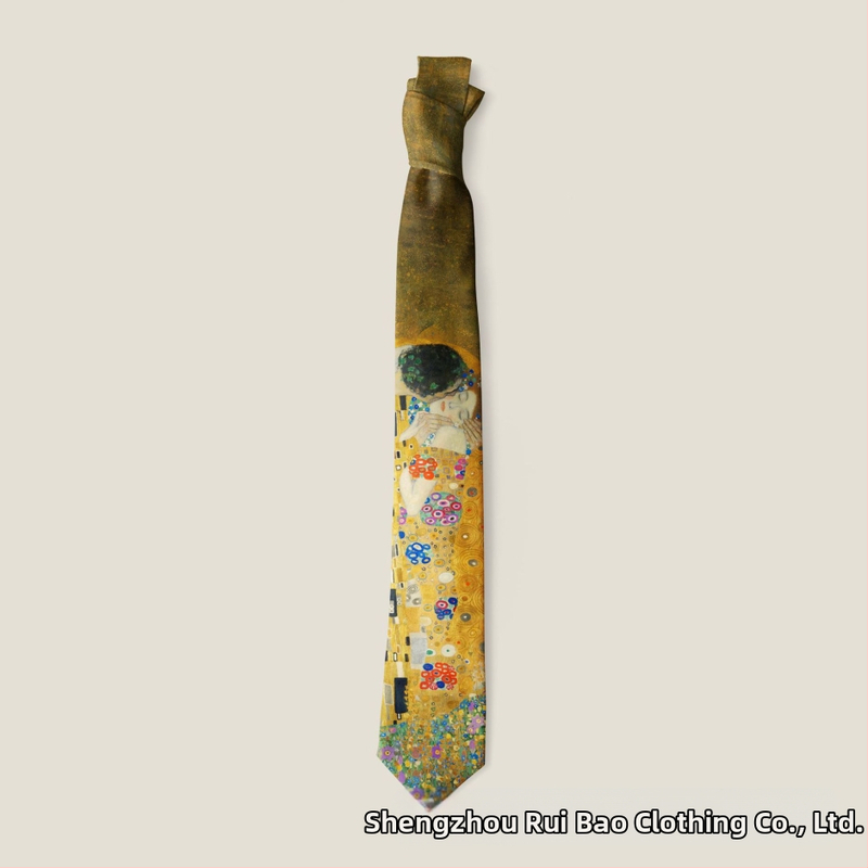 Pasaulyje garsus paveikslų kaklaraištis, aliejinė tapyba, Van Gogh, 8 cm, originalus vyriškas ir moteriškas mados spausdinimas, retro kaklaraištis, užsienio prekyba, didmeninė prekyba sandėlyje