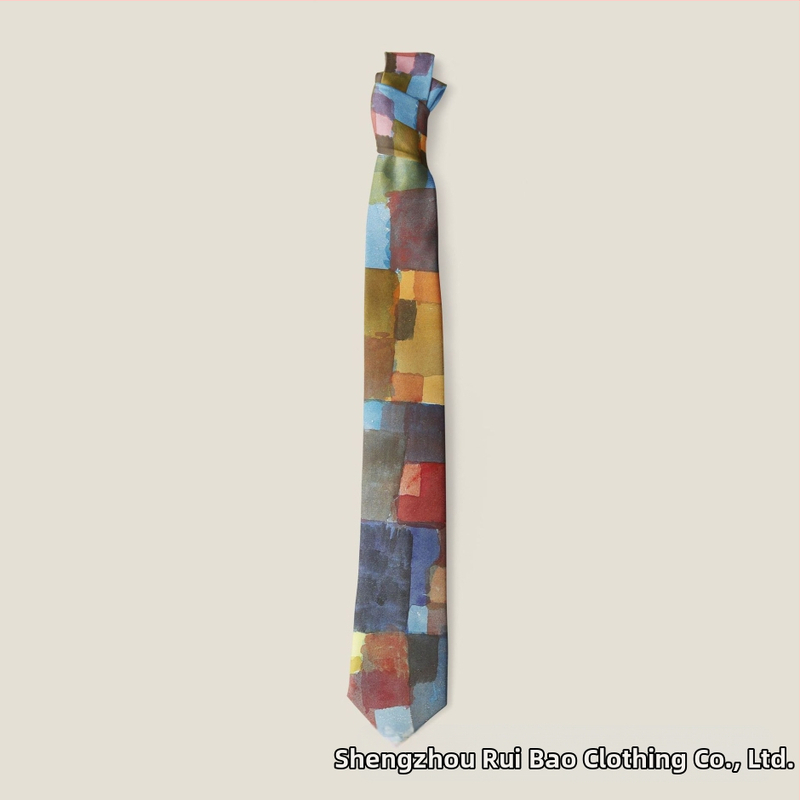 Pasaulyje garsus paveikslų kaklaraištis, aliejinė tapyba, Van Gogh, 8 cm, originalus vyriškas ir moteriškas mados spausdinimas, retro kaklaraištis, užsienio prekyba, didmeninė prekyba sandėlyje