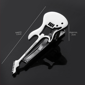 Lipsuklamber kitarrile, noodikirjaga, klaveri stiilis, meeste pulmaülikonna kraeklamber, metallist, moodne turvakraeklamber