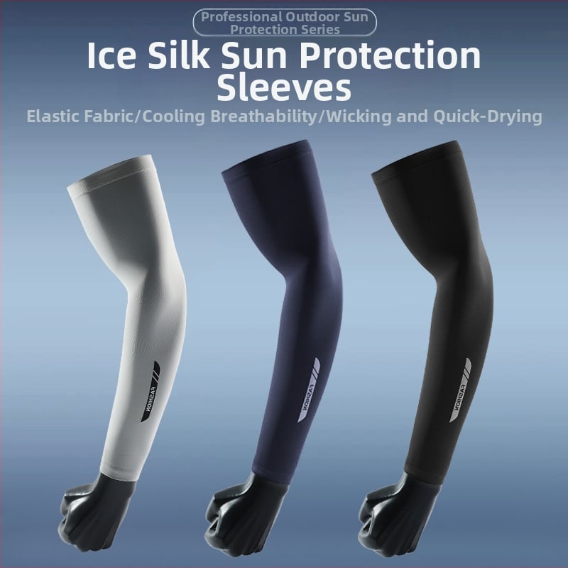 Αντηλιακό sleeve Ice Sleeve ανδρικό καλοκαιρινό, απορροφητικό ιδρώτα, αναπνεύσιμο, με προστασία UV, προστασία από την υπεριώδη ακτινοβολία, εξωτερική οδήγηση, προστασία από το μπράτσο Ice Silk χονδρικής