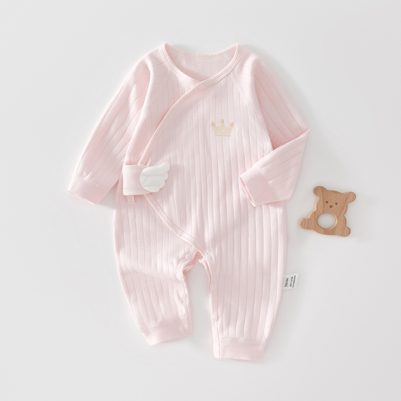 Novorodenecké oblečenie bez kostic s motýľmi, jar a jeseň, čistá bavlna, novorodenecké oblečenie, lezecké oblečenie, oblečenie na suchý zips, detské oblečenie