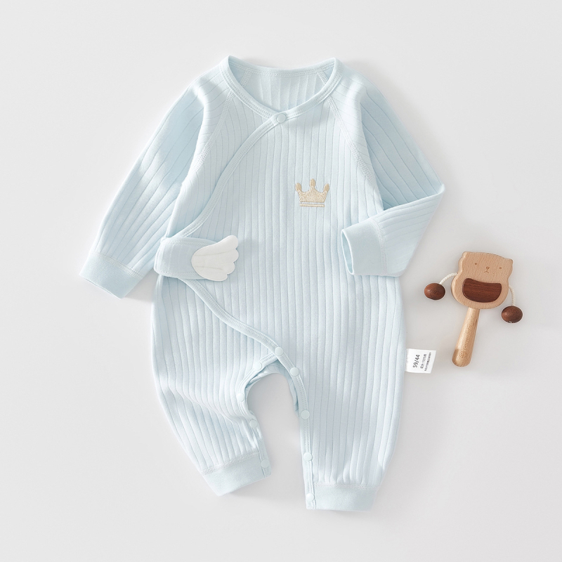 Novorodenecké oblečenie bez kostic s motýľmi, jar a jeseň, čistá bavlna, novorodenecké oblečenie, lezecké oblečenie, oblečenie na suchý zips, detské oblečenie