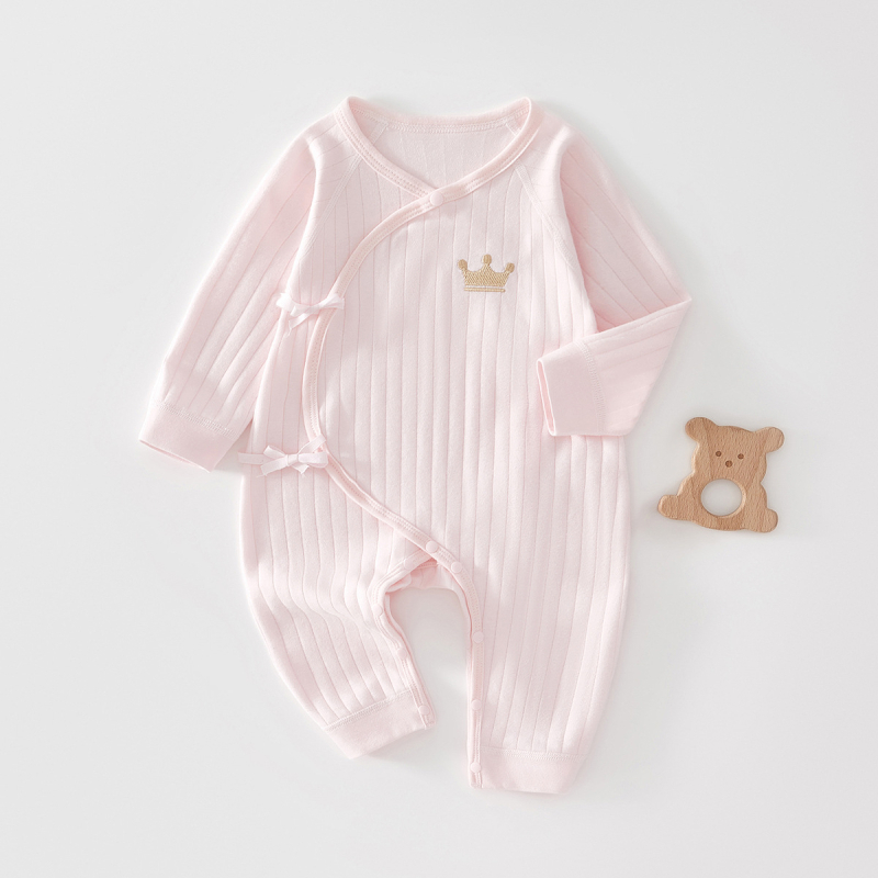 Novorodenecké oblečenie bez kostic s motýľmi, jar a jeseň, čistá bavlna, novorodenecké oblečenie, lezecké oblečenie, oblečenie na suchý zips, detské oblečenie