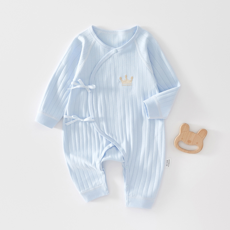 Novorodenecké oblečenie bez kostic s motýľmi, jar a jeseň, čistá bavlna, novorodenecké oblečenie, lezecké oblečenie, oblečenie na suchý zips, detské oblečenie