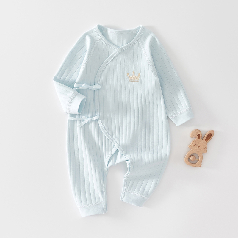 Novorodenecké oblečenie bez kostic s motýľmi, jar a jeseň, čistá bavlna, novorodenecké oblečenie, lezecké oblečenie, oblečenie na suchý zips, detské oblečenie