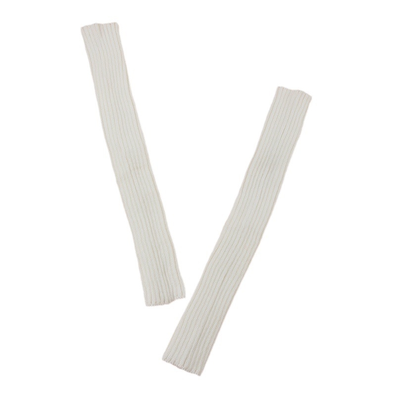 Soojad sügis- ja talvekuubikud paksendatud varrukatega pikad lahtised sõrmega poolsõrmega kindad kootud soojade varrukatega