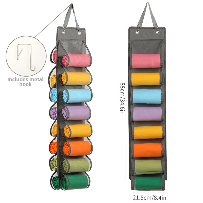 Buitinių drabužių laikymo krepšys, tvirtinamas prie sienos, daugiasluoksnės jogos kelnės, batų laikymas, bendrabučio drabužių spintos laikymas, pakabinamas