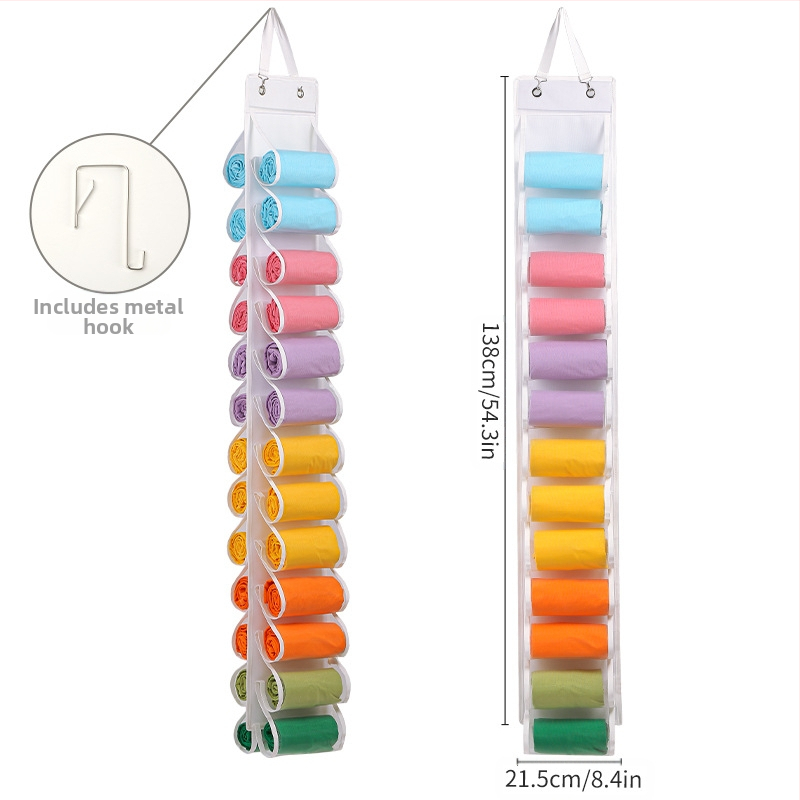 Buitinių drabužių laikymo krepšys, tvirtinamas prie sienos, daugiasluoksnės jogos kelnės, batų laikymas, bendrabučio drabužių spintos laikymas, pakabinamas