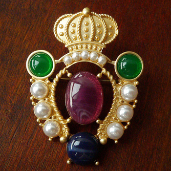 Broșă vintage barocă retro pentru palat, broșă medievală, pulover, accesorii pentru îmbrăcăminte, en-gros