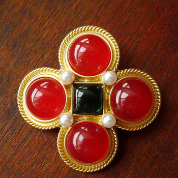 Broșă vintage barocă retro pentru palat, broșă medievală, pulover, accesorii pentru îmbrăcăminte, en-gros