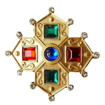 Broșă vintage barocă retro pentru palat, broșă medievală, pulover, accesorii pentru îmbrăcăminte, en-gros