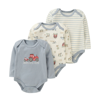 2025 Διασυνοριακή Χονδρική Μακρυμάνικα Ρούχα για Σέρσιμο Μωρού 2025 Ζεστά Ρούχα για Μωρά Έτοιμες Φορμάκια για Νεογέννητα