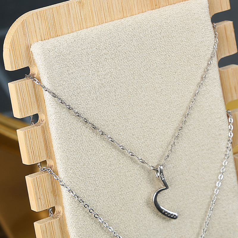 Jednostavni stalak za ogrlice, rekviziti za nakit, vješalica za ogrlice, privjesak, stalak za nakit od punog drva