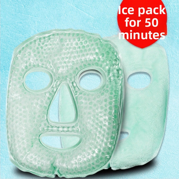 Ledo kompreso kaukė Šalto kompreso akių kaukė Ledo maišelio veido kaukė Pooperacinis atsigavimas Artefaktas Karštas kompresas Viso veido vėsinanti medvilninė veido kaukė