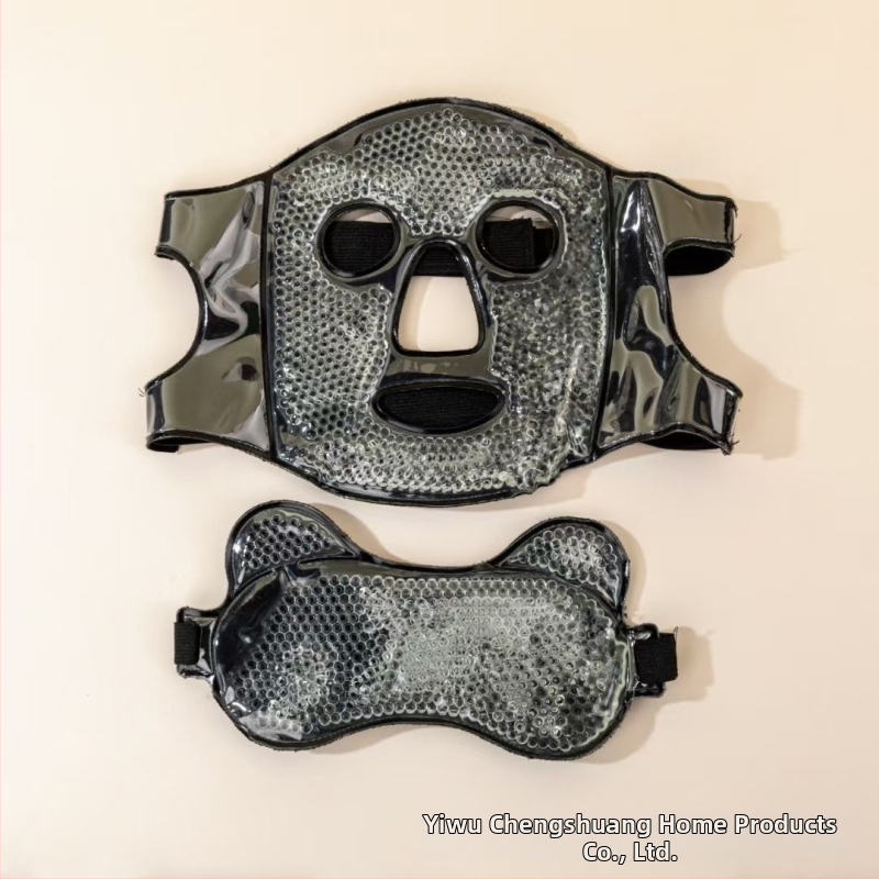 Ledus kompreses maska Aukstās kompreses acu maska Ledus maisiņa sejas maska Pēcoperācijas atveseļošanās artefakts Karstā komprese Pilnas sejas dzesēšanas kokvilnas sejas maska