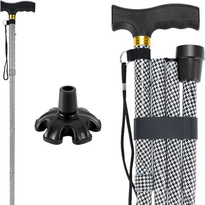 Kangbanjun sa špecializuje na všetky hlavné cezhraničné potlačené päťdielne kvetinové zosilnené skladacie barle pre seniorov a teleskopické barle.