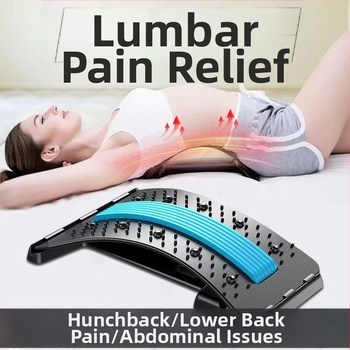 Устройство за успокояване на лумбалния отдел на гръбначния стълб с четири нива, разтягане на талията, корекция на масажа в дома, гръбначен стълб, разтягане на шийния отдел на гръбначния стълб, спомагателна фитнес плоча за талия