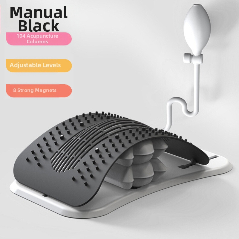 Устройство за успокояване на лумбалния отдел на гръбначния стълб с четири нива, разтягане на талията, корекция на масажа в дома, гръбначен стълб, разтягане на шийния отдел на гръбначния стълб, спомагателна фитнес плоча за талия