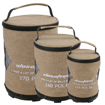 Ειδική τσάντα για μπάλα του γκολφ, μεγάλης χωρητικότητας, επίπεδη βάση, αντιολισθητική με κιτ χειρολαβής καινούρια