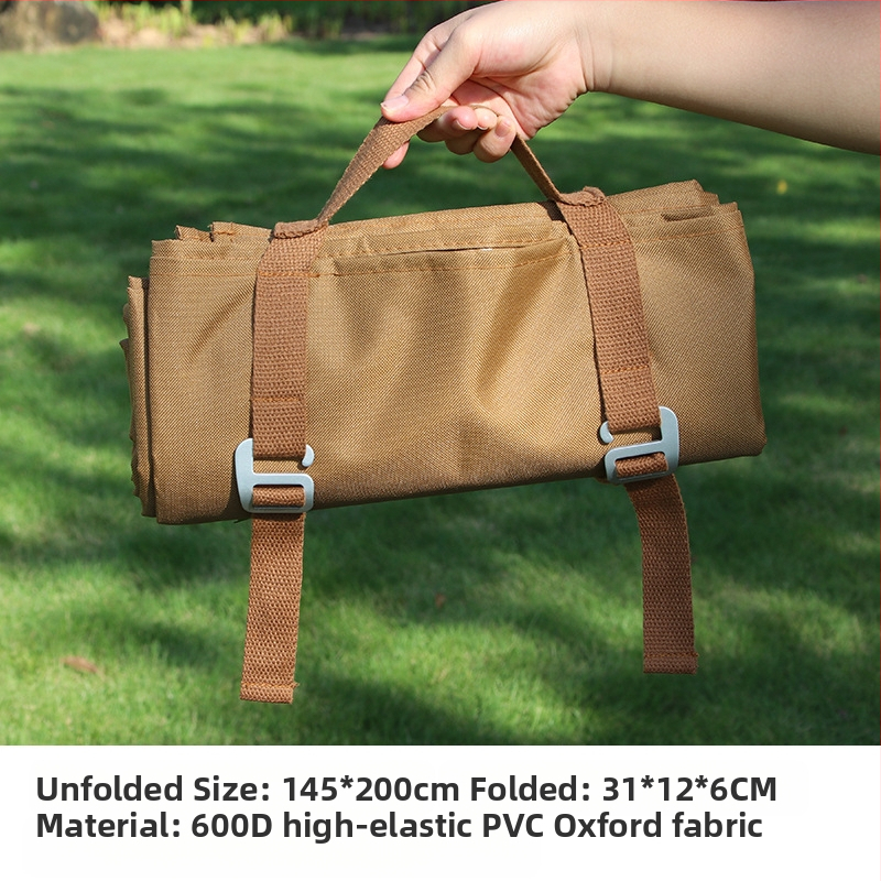 Āra aprīkojuma pārnēsājamais paklājiņš motociklu kempinga piknika paklājiņš saliekams ūdensizturīgs un mitrumizturīgs taktiskās apmācības maskēšanās šaušanas paklājiņš