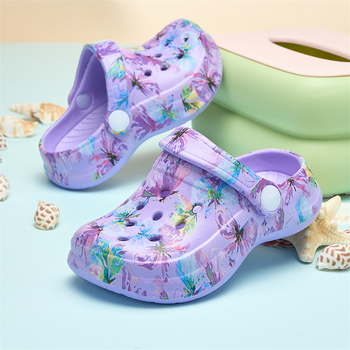 Παιδικά παπούτσια Cave για κορίτσια Crossborder, ελαφριά, αντιολισθητικά, τρισδιάστατα τυπωμένα σανδάλια και παντόφλες θαλάσσης εσωτερικού χώρου, σετ