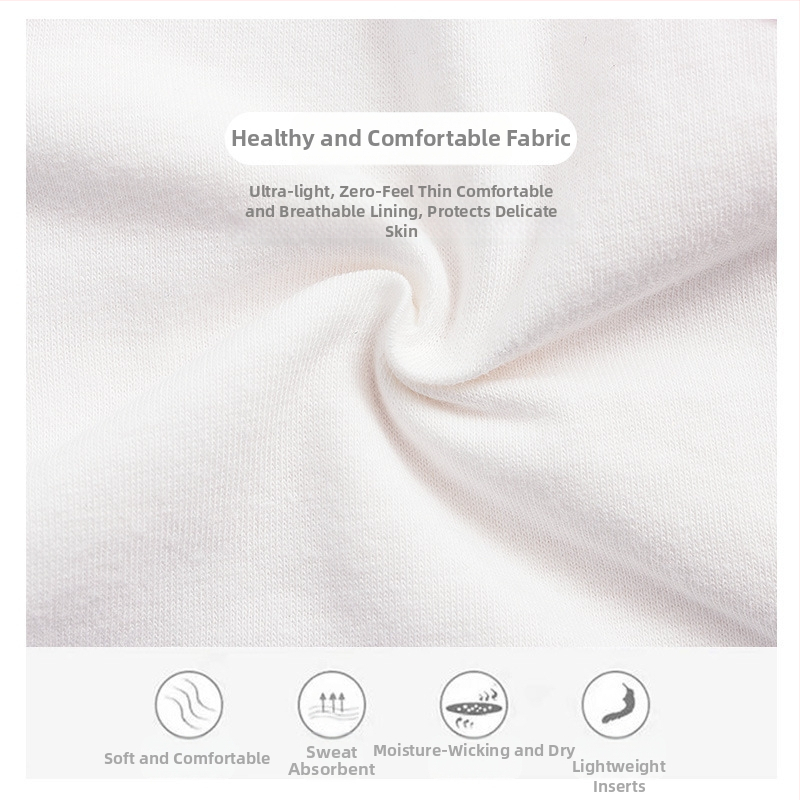 Двуслойни развиващи потници от чист памук за момичета, четирицветни анимационни потници за момичета, подходящи за по-големи деца, ученици от началното училище и ученици от прогимназията.