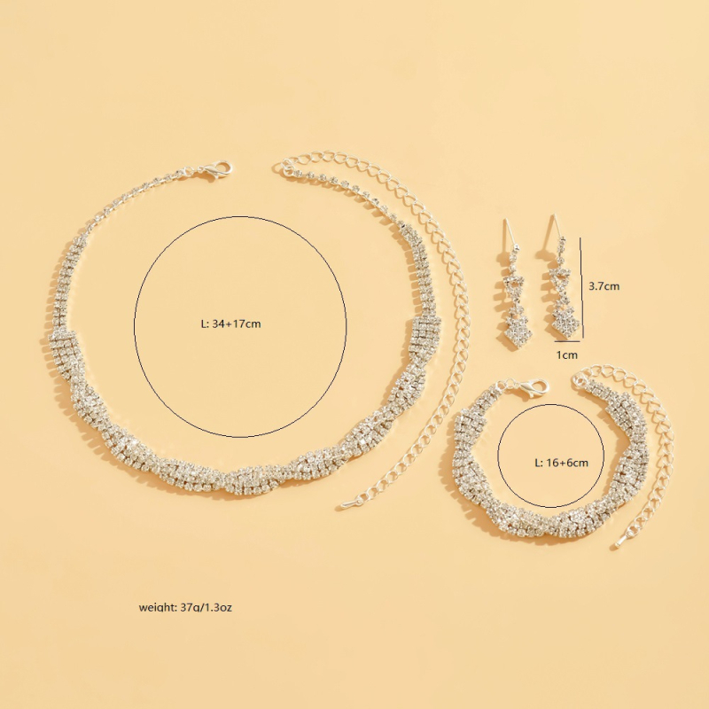 Colier cu strasuri exagerate de nișă, vânzare fierbinte transfrontalieră, colier cu ciucuri de lux, cu mai multe straturi, decorare cu bile pentru cină