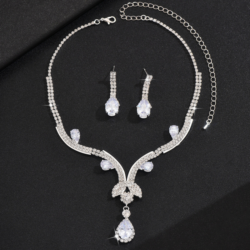 Colier cu strasuri exagerate de nișă, vânzare fierbinte transfrontalieră, colier cu ciucuri de lux, cu mai multe straturi, decorare cu bile pentru cină