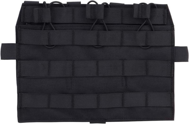 FCSK Vestă tactică cu eliberare rapidă, panou de vestă, modul de conversie pentru expansiune, cataramă cu eliberare rapidă montată pe piept, etanșare cu eliberare rapidă a taliei