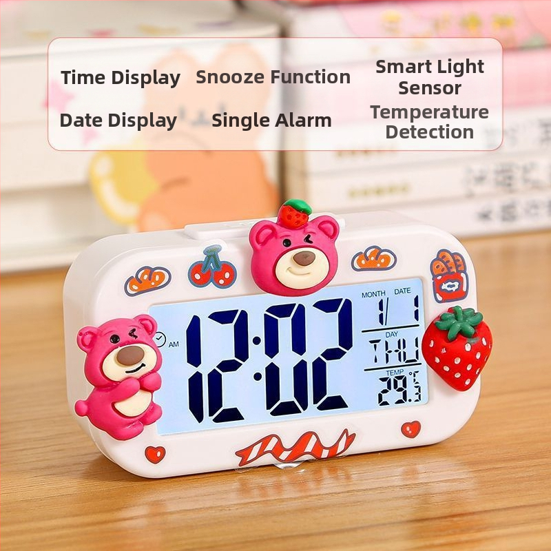 Kuromi Sanrio miniäratuskell õpilastele, uus lastepäeva tüdrukutele, armas ühiselamu eriline äratuskell