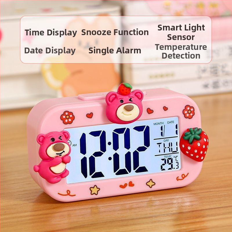 Kuromi Sanrio miniäratuskell õpilastele, uus lastepäeva tüdrukutele, armas ühiselamu eriline äratuskell