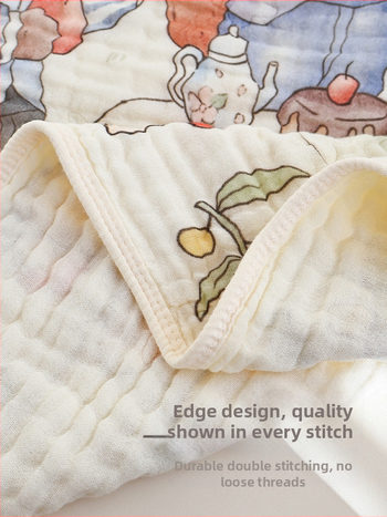 Vastsündinud marli vannirätik, kuuekihiline bambusest puuvillane beebitekk, nelja aastaaja universaalne suur imav beebirätik