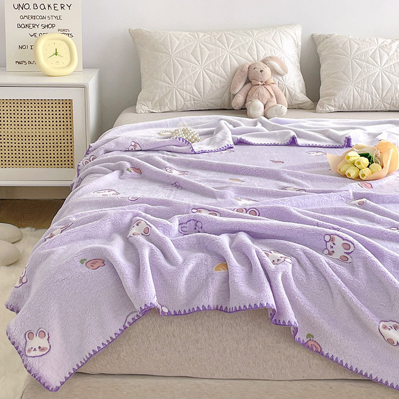 Z1L Naujas debesies pūkuotas antklodė pavasariui ir rudeniui Aukšto bloko antklodė Nap Office Animacinių filmukų antklodė kūdikiui Plona tuščia