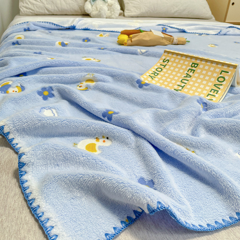 Z1L Naujas debesies pūkuotas antklodė pavasariui ir rudeniui Aukšto bloko antklodė Nap Office Animacinių filmukų antklodė kūdikiui Plona tuščia