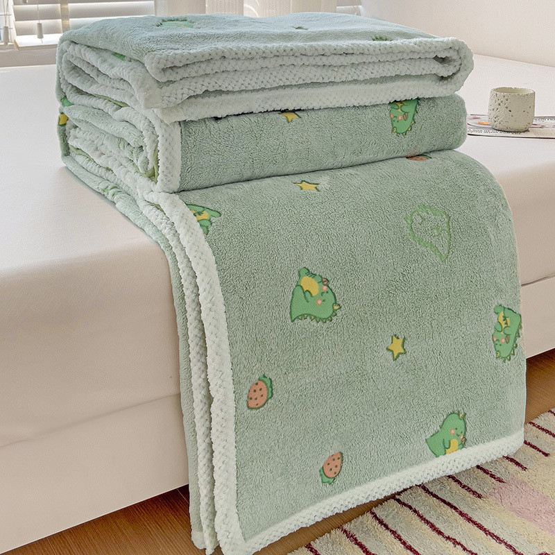 Z1L Naujas debesies pūkuotas antklodė pavasariui ir rudeniui Aukšto bloko antklodė Nap Office Animacinių filmukų antklodė kūdikiui Plona tuščia