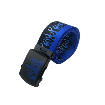 Μοντέρνα ζώνη παντελονιού Harajuku μόδας Hip-hop από την Κορέα, μοντέρνα ανδρική ζώνη από καμβά, διακριτική, casual ζώνη από νάιλον φλόγας