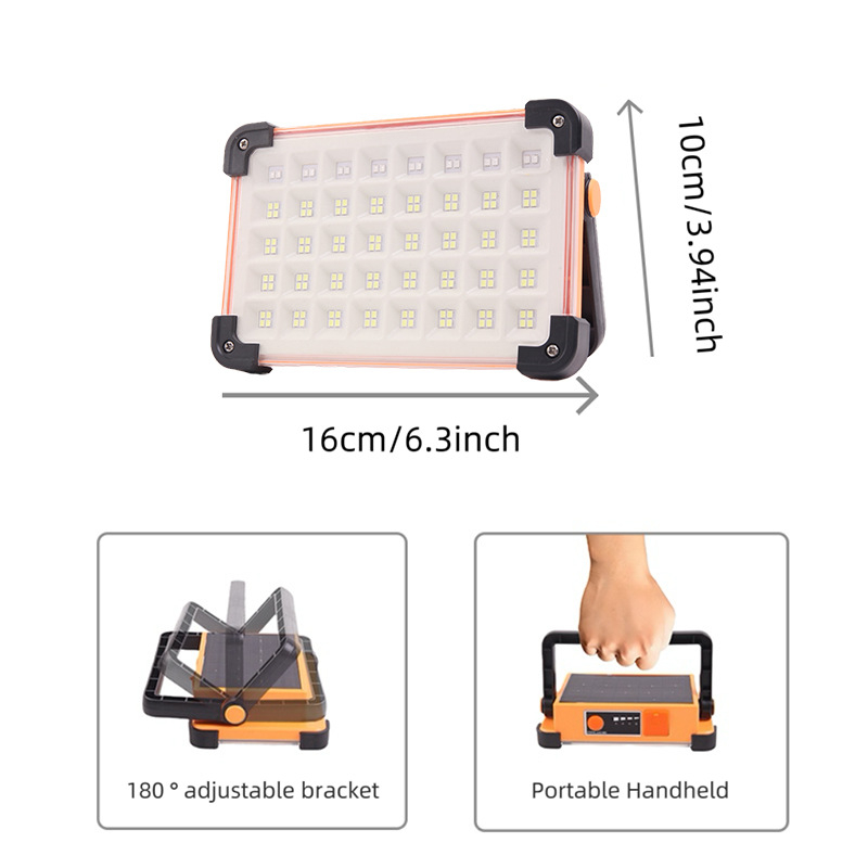 Nešiojama tarpvalstybinė saulės įkraunama lempa, namų lauko sodo lempa, daugiafunkcis avarinis apšvietimas, kempingo naktinio turgaus artefaktas