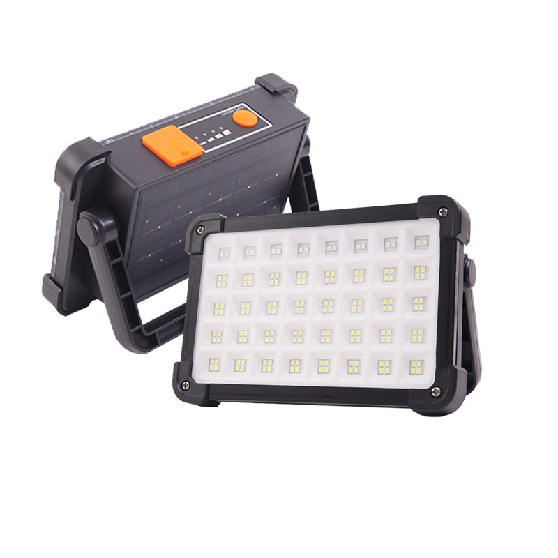 Nešiojama tarpvalstybinė saulės įkraunama lempa, namų lauko sodo lempa, daugiafunkcis avarinis apšvietimas, kempingo naktinio turgaus artefaktas