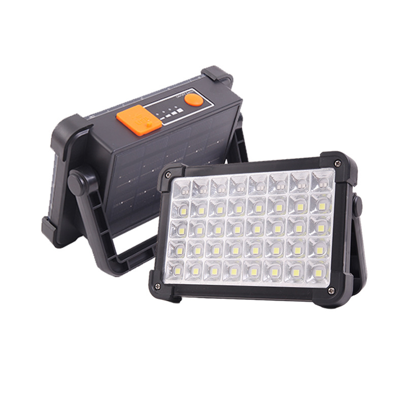 Nešiojama tarpvalstybinė saulės įkraunama lempa, namų lauko sodo lempa, daugiafunkcis avarinis apšvietimas, kempingo naktinio turgaus artefaktas